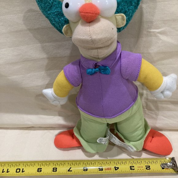 The Simpsons Krusty The Clown 12" Plush Toy 2005 - Picture 4 of 6